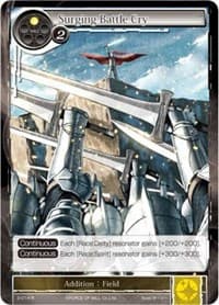 Surging Battle Cry - The War of Valhalla - Force of Will card