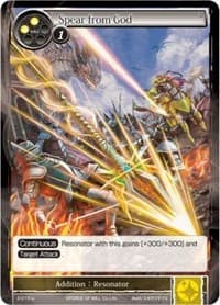 Spear from God - The War of Valhalla - Force of Will card
