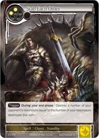Stab Each Other - The War of Valhalla - Force of Will card