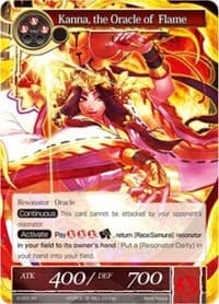 Kanna, the Oracle of Flames - The War of Valhalla - Force of Will card