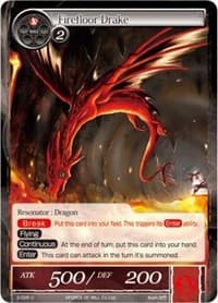 Firefloor Drake - The War of Valhalla - Force of Will card