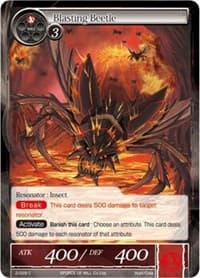 Blasting Beetle - The War of Valhalla - Force of Will card