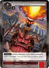 Kamikaze Battery - The War of Valhalla - Force of Will card