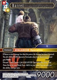 Barret - Opus XIV: Crystal Abyss - Final Fantasy TCG card