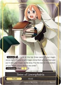 Sister of Linorsphairia // Sol - The Shaft of Light of Valhalla - Force of Will card