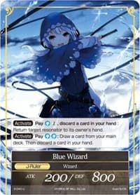 Blue Wizard // Blue Wizard (J) - The War of Valhalla - Force of Will card