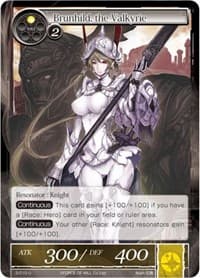 Brunhild, the Valkyrie - The Shaft of Light of Valhalla - Force of Will card