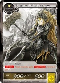 Knight of the Barbaric Axe - The Shaft of Light of Valhalla - Force of Will card