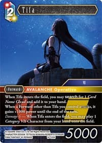Tifa - Opus XIV: Crystal Abyss - Final Fantasy TCG card