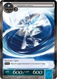 Tsunami Spirit - The War of Valhalla - Force of Will card