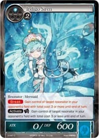 Indigo Siren - The War of Valhalla - Force of Will card
