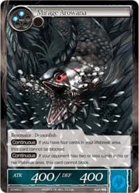 Mirage Arowana - The War of Valhalla - Force of Will card
