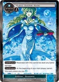 Water Bubble Robe - The War of Valhalla - Force of Will card