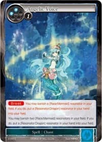 Angelic Voice - The War of Valhalla - Force of Will card