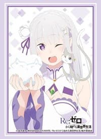 Bushiroad Sleeve Collection HG Vol.2875: Re: Zero - Starting a life in Another World - Emilia Part 2 (75-Pack) - Bushiroad Card Sleeves - Card Sleeves card