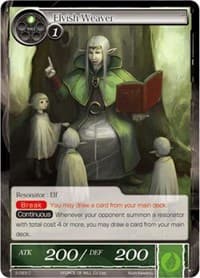 Elvish Weaver - The War of Valhalla - Force of Will card