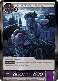 Demon Lady of Grudge - The War of Valhalla - Force of Will card