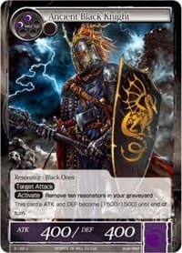 Ancient Black Knight - The War of Valhalla - Force of Will card
