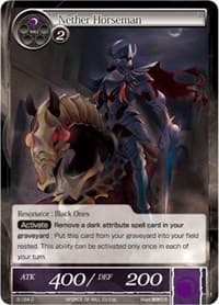 Nether Horseman - The War of Valhalla - Force of Will card