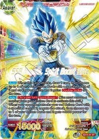 Vegeta // SSB Vegeta, Spirit Boost Elite - Cross Spirits - Dragon Ball Super: Masters card