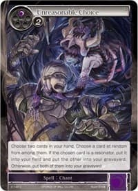 Unreasonable Choice - The War of Valhalla - Force of Will card