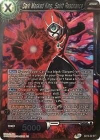 Dark Masked King, Spirit Resonance - Cross Spirits - Dragon Ball Super: Masters card