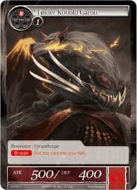 Tinder Kobold Garou - The Shaft of Light of Valhalla - Force of Will card