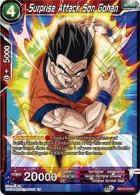 Surprise Attack Son Gohan - Cross Spirits - Dragon Ball Super: Masters card
