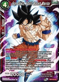 Son Goku, Spirit Boost Warrior - Cross Spirits - Dragon Ball Super: Masters card