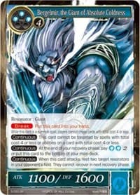 Bergelmir, the Giant of Absolute Coldness - The Shaft of Light of Valhalla - Force of Will card
