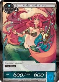 Tri, the Mermaid Fencer - The Shaft of Light of Valhalla - Force of Will card