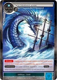 Sea Monster Zone - The Shaft of Light of Valhalla - Force of Will card