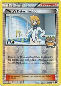Misty's Determination - 104/122 (Regional Championships) [Staff] - League & Championship Cards - Pokemon card