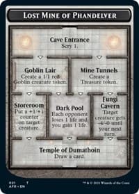 Lost Mine of Phandelver // Skeleton Double-Sided Token - Adventures in the Forgotten Realms - Magic: The Gathering card