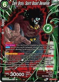Dark Broly, Spirit Boost Berserker - Cross Spirits - Dragon Ball Super: Masters card