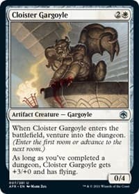 Cloister Gargoyle - Adventures in the Forgotten Realms - Magic: The Gathering card