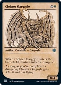Cloister Gargoyle (Showcase) - Adventures in the Forgotten Realms - Magic: The Gathering card
