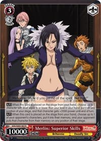 Merlin: Superior Skills - The Seven Deadly Sins - Weiss Schwarz card