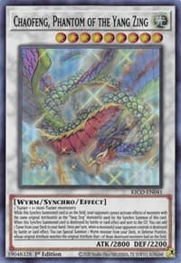 Chaofeng, Phantom of the Yang Zing - King's Court - YuGiOh card