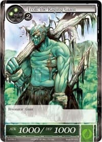 Troll, the Raging Giant - The Shaft of Light of Valhalla - Force of Will card