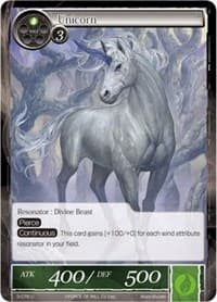 Unicorn - The Shaft of Light of Valhalla - Force of Will card