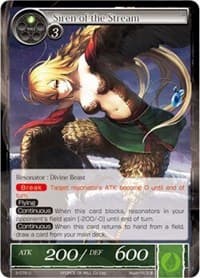 Siren of the Stream - The Shaft of Light of Valhalla - Force of Will card