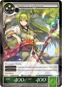 Maiden of Yggdrasil - The Shaft of Light of Valhalla - Force of Will card