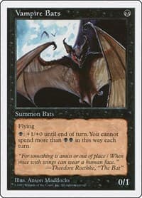 Vampire Bats - Fifth Edition - Magic: The Gathering card