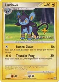 Luxio - 52/130 (Prerelease) [Staff] - Nintendo Promos - Pokemon card