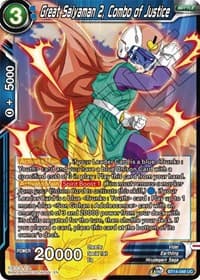 Great Saiyaman 2, Combo of Justice - Cross Spirits - Dragon Ball Super: Masters card