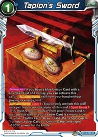 Tapion's Sword - Cross Spirits - Dragon Ball Super: Masters card