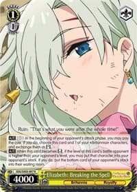 Elizabeth: Breaking the Spell - The Seven Deadly Sins - Weiss Schwarz card