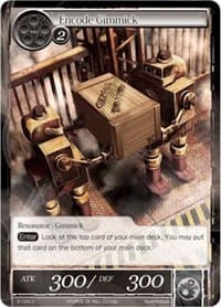 Encode Gimmick - The Shaft of Light of Valhalla - Force of Will card