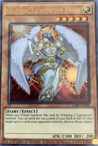Celestia, Lightsworn Angel - The Lost Art Promotion - YuGiOh card